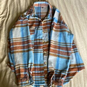 Size M plaid Bronco flannel